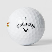 Gelbe Blume Golfball (Logo)