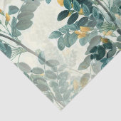 Gelbe Blume Grüne Folienstube Seidenpapier (Ausschnitt)