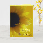 Gelbe Blume-Grußkarte für Sonnenblumen Karte (Gelbe Blume)