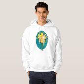 Gelbe Blume Hoodie (Vorne ganz)
