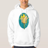 Gelbe Blume Hoodie (Vorderseite)
