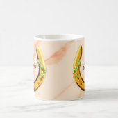 Gelbe Blume Hufeisen Tasse (Mittel)