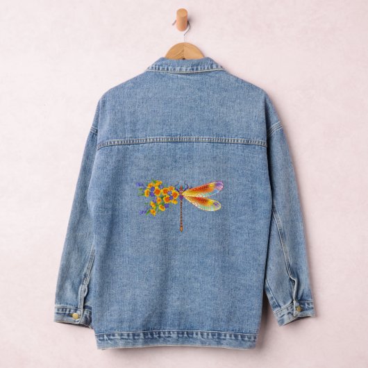 Gelbe Blume Jeansjacke (Hangar)