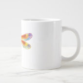 Gelbe Blume Jumbo-Tasse (Rechts)