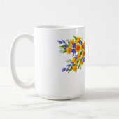 Gelbe Blume Kaffeetasse (Links)