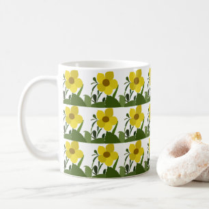 Gelbe Blume Kaffeetasse