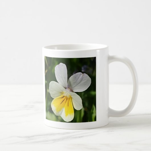 Gelbe Blume Kaffeetasse (Rechts)