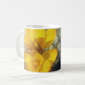 Gelbe Blume Kaffeetasse (Vorderseite Links)