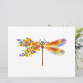 Gelbe Blume Karte (Stehend Vorderseite)