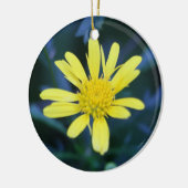 gelbe Blume Keramik Ornament (Links)