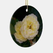Gelbe Blume Keramikornament (Rechts)