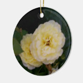 Gelbe Blume Keramikornament (Links)