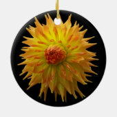 Gelbe Blume Keramikornament (Hinten)