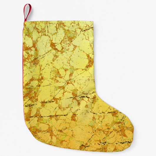 Gelbe Blume Kleiner Weihnachtsstrumpf (Vorderseite)