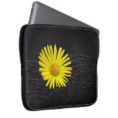 Gelbe Blume Laptopschutzhülle (Vorne Rechts)
