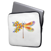 Gelbe Blume Laptopschutzhülle (Vorderseite Links)