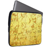 Gelbe Blume Laptopschutzhülle (Vorne Rechts)