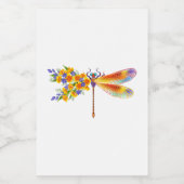 Gelbe Blume Lebensmitteletikett (Einzelnes Label)