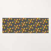 Gelbe Blume lebhafte, energetische Kunst Yogamatte (Vorderseite (Horizontal))