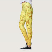 Gelbe Blume Leggings (Links)
