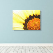 Gelbe Blume Leinwand (Insitu (Holzboden))