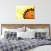 Gelbe Blume Leinwand (Insitu (Schlafzimmer))