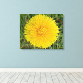 Gelbe Blume Leinwand (Insitu (Holzboden))
