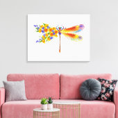 Gelbe Blume Leinwanddruck (Insitu (Wohnzimmer))