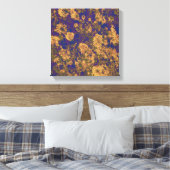 Gelbe Blume Leinwanddruck (Insitu (Schlafzimmer))