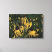 Gelbe Blume Leinwanddruck (Vorderseite)