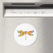Gelbe Blume Magnet (In Situ (Geschirrspüler))