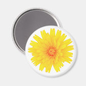 Gelbe Blume Magnet (Vorderseite/Rückseite)