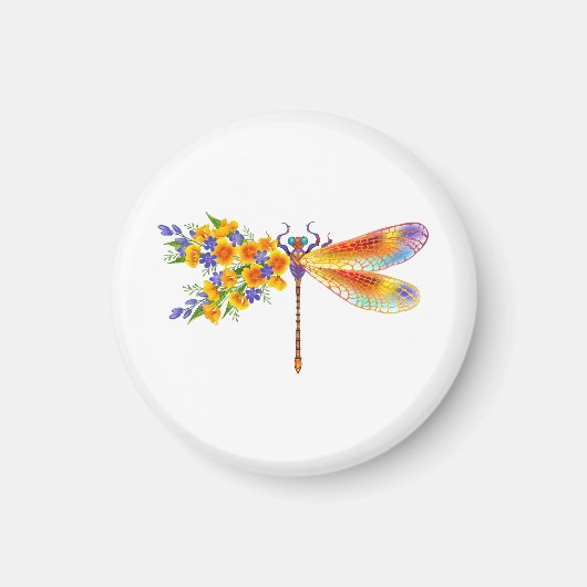 Gelbe Blume Magnet (Vorne)