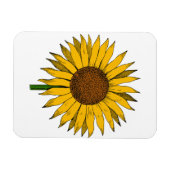 Gelbe Blume Magnet (Horizontal)