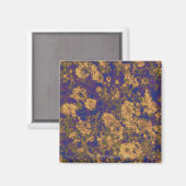 Gelbe Blume Magnet (Vorderseite/Rückseite)
