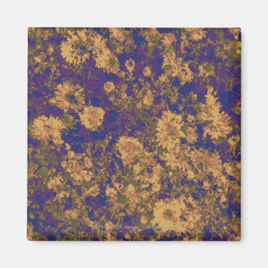 Gelbe Blume Magnet (Vorne)