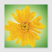 Gelbe Blume Magnetkarte (Vorderseite)