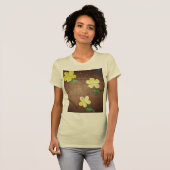 Gelbe Blume Malhemd T-Shirt (Vorne ganz)