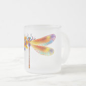 Gelbe Blume Mattglastasse (VorderseiteRechts)