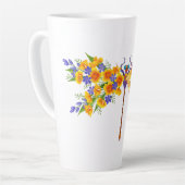 Gelbe Blume Milchtasse (Linke Ecke)
