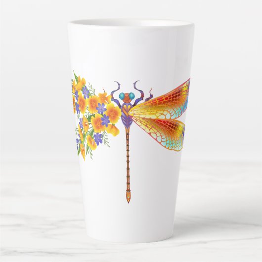 Gelbe Blume Milchtasse (Vorderseite)