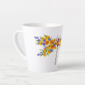 Gelbe Blume Milchtasse (Linke Ecke)