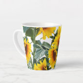 Gelbe Blume Milchtasse (Linke Ecke)