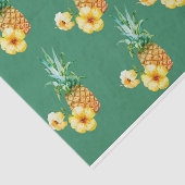 Gelbe Blume mit Ananas Seidenpapier (Ausschnitt)