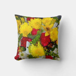 Gelbe Blume Mix Kissen
