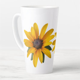 Gelbe Blume Moderne einfache Schwarze Mit Augen Su Milchtasse