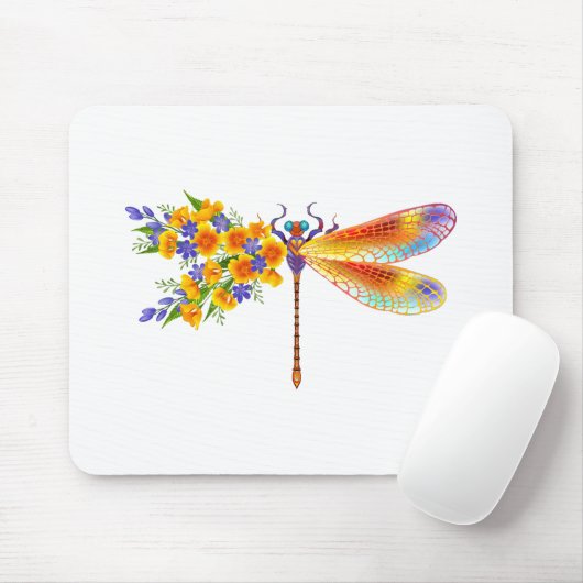 Gelbe Blume Mousepad (Mit Mouse)