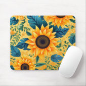 Gelbe Blume Mousepad (Mit Mouse)