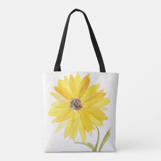 Gelbe Blume - Multiprint-Tasche Tasche (Rückseite)