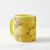 Gelbe Blume Mum Art Garden Tasse Cup (Vorderseite Links)